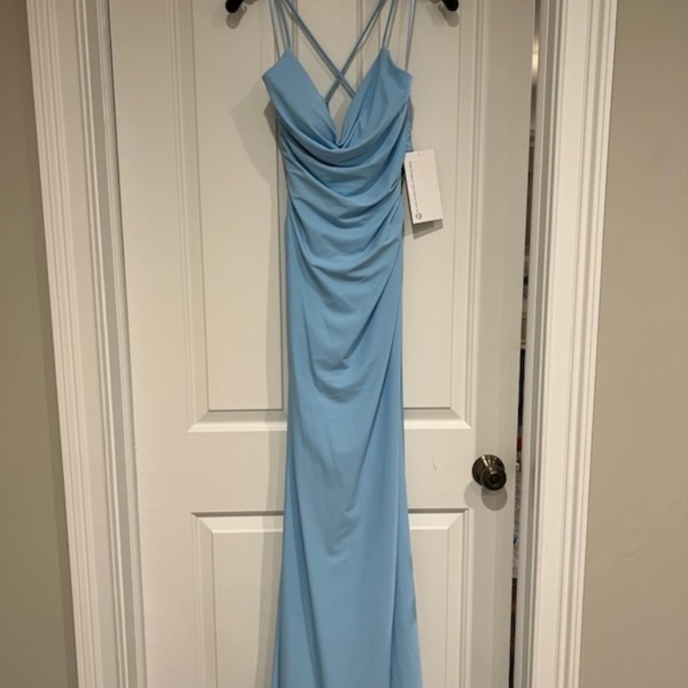 Cloud Blue Long Dress